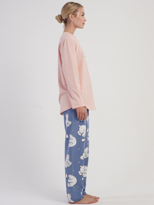 Купить Байковий домашній комплект із довгим рукавом VIENETTA 5040471122 в Украина в Lingerie.ua - Одяг для дому та відпочинку, Фото 6