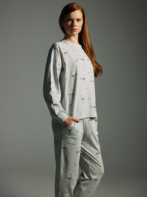 Купить Хлопковый домашний комплект с длинным рукавом HAYS 62245 в Украина в Lingerie.ua - Одяг для дому та відпочинку, Фото 3