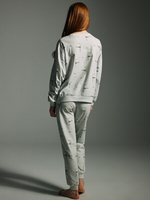 Купить Хлопковый домашний комплект с длинным рукавом HAYS 62245 в Украина в Lingerie.ua - Одяг для дому та відпочинку, Фото 5