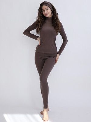 Купить Термокомплект женский из гольфа и леггинсов LINGERIE 170838 в Украина в Lingerie.ua - Одяг для дому та відпочинку, Фото 3