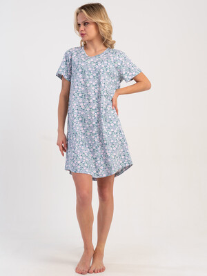 Бавовняна туніка з коротким рукавом VIENETTA 5100305177