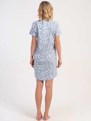 Купить Бавовняна туніка з коротким рукавом VIENETTA 5100305177 в Украина в Lingerie.ua - Одяг для дому та відпочинку, Фото 4