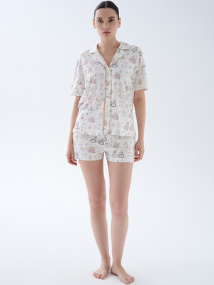 Купить Бавовняна класична піжама з шортами HAYS 70126 в Украина в Lingerie.ua - Одяг для дому та відпочинку, Фото 2