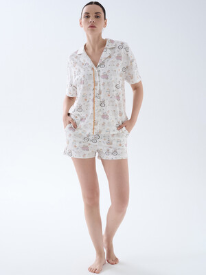 Купить Бавовняна класична піжама з шортами HAYS 70126 в Украина в Lingerie.ua - Одяг для дому та відпочинку, Фото 6