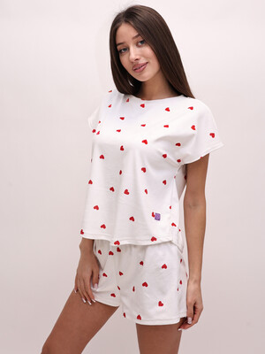 Купить Велюровий костюм з футболки та  шортів XS LINGERIE 170852 в Украина в Lingerie.ua - Одяг для дому та відпочинку, Фото 5