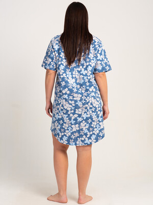 Купить Хлопковая туника большого размера с коротким рукавом VIENETTA 5110321247 в Украина в Lingerie.ua - Одяг для дому та відпочинку, Фото 8