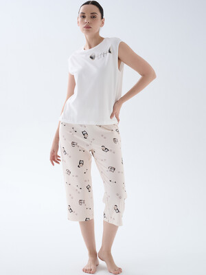 Купить Літній домашній костюм з майки та капрі HAYS 70167 в Украина