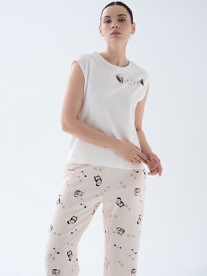 Купить Літній домашній костюм з майки та капрі HAYS 70167 в Украина в Lingerie.ua - Одяг для дому та відпочинку, Фото 5