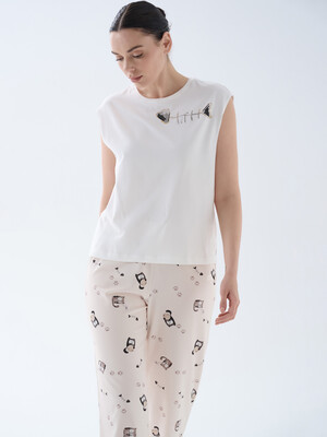 Купить Літній домашній костюм з майки та капрі HAYS 70167 в Украина в Lingerie.ua - Одяг для дому та відпочинку, Фото 8