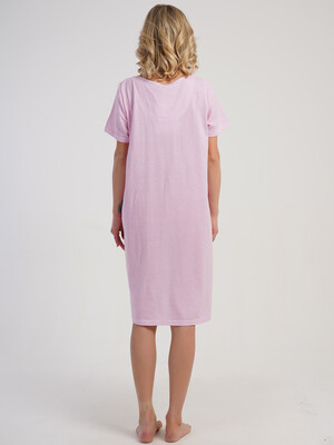 Купить Хлопковая ночная сорочка с коротким рукавом VIENETTA 1618854080 в Украина в Lingerie.ua - Одяг для дому та відпочинку, Фото 4