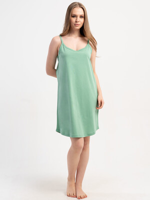 Купить Бавовняна нічна сорочка на тонких бретельках VIENETTA 5122600000 в Украина