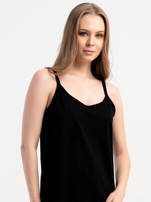 Купить Бавовняна нічна сорочка на тонких бретельках VIENETTA 5122600000 в Украина в Lingerie.ua - Одяг для дому та відпочинку, Фото 4