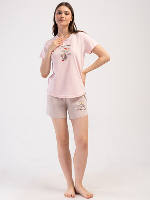 Купить Хлопковый домашний комплект из футболки и шорт VIENETTA 4101420000 в Украина