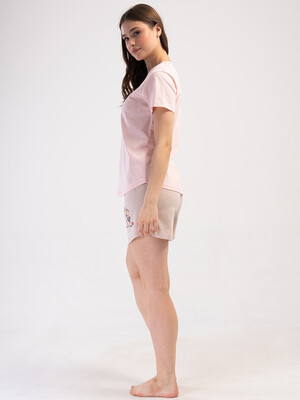 Купить Хлопковый домашний комплект из футболки и шорт VIENETTA 4101420000 в Украина в Lingerie.ua - Одяг для дому та відпочинку, Фото 4