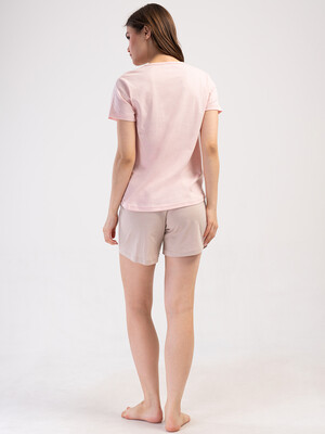 Купить Хлопковый домашний комплект из футболки и шорт VIENETTA 4101420000 в Украина в Lingerie.ua - Одяг для дому та відпочинку, Фото 7