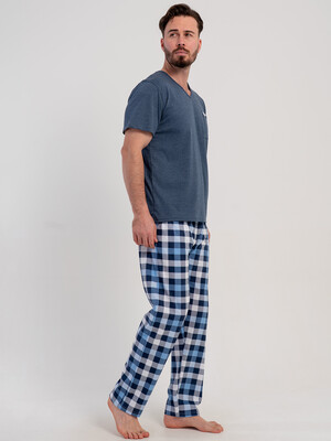 Купить Хлопковый домашний комплект большого размера (футболка + брюки) VIENETTA MAN 5120872754 в Украина в Lingerie.ua - Одяг для дому та відпочинку, Фото 2