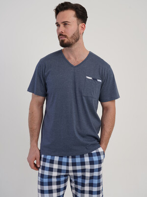 Купить Хлопковый домашний комплект большого размера (футболка + брюки) VIENETTA MAN 5120872754 в Украина в Lingerie.ua - Одяг для дому та відпочинку, Фото 3