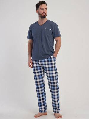 Купить Хлопковый домашний комплект большого размера (футболка + брюки) VIENETTA MAN 5120872754 в Украина в Lingerie.ua - Одяг для дому та відпочинку, Фото 5