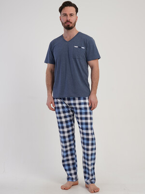 Купить Хлопковый домашний комплект большого размера (футболка + брюки) VIENETTA MAN 5120872754 в Украина в Lingerie.ua - Одяг для дому та відпочинку, Фото 7