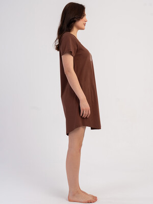 Купить Хлопковая туника с коротким рукавом VIENETTA 6011430000 в Украина в Lingerie.ua - Одяг для дому та відпочинку, Фото 4