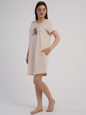 Купить Хлопковая туника с коротким рукавом VIENETTA 6011430000 в Украина в Lingerie.ua - Одяг для дому та відпочинку, Фото 7