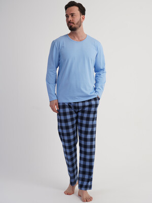 Купить Хлопковый домашний костюм (лонгслив + брюки) VIENETTA MAN 6020240350 в Украина в Lingerie.ua - Одяг для дому та відпочинку, Фото 4