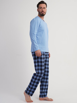 Купить Хлопковый домашний костюм (лонгслив + брюки) VIENETTA MAN 6020240350 в Украина в Lingerie.ua - Одяг для дому та відпочинку, Фото 6