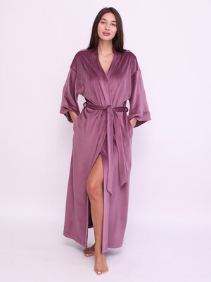 Купить Велюровий халат кімоно довгий LINGERIE 170878 в Украина в Lingerie.ua - Одяг для дому та відпочинку, Фото 5
