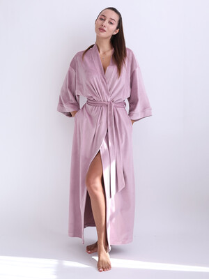 Купить Велюровий халат кімоно довгий LINGERIE 170878 в Украина в Lingerie.ua - Одяг для дому та відпочинку, Фото 6