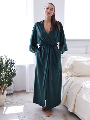 Купить Велюровий халат кімоно довгий LINGERIE 170878 в Украина в Lingerie.ua - Одяг для дому та відпочинку, Фото 7