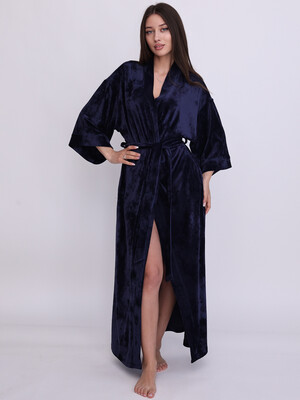 Купить Велюровый халат кимоно длинный LINGERIE 170878 в Украина в Lingerie.ua - Одяг для дому та відпочинку, Фото 4