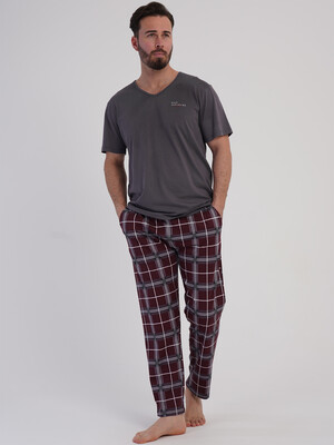 Купить Хлопковый костюм мужской (футболка + брюки) VIENETTA MAN 5120397301 в Украина в Lingerie.ua - Одяг для дому та відпочинку, Фото 1
