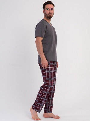 Купить Хлопковый костюм мужской (футболка + брюки) VIENETTA MAN 5120397301 в Украина в Lingerie.ua - Одяг для дому та відпочинку, Фото 4