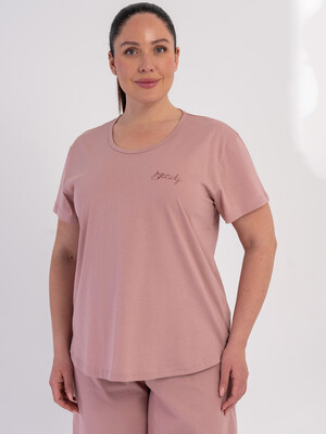 Купить Комплект женский из футболки и шорт VIENETTA 6020280000 в Украина в Lingerie.ua - Одяг для дому та відпочинку, Фото 2