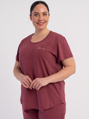 Купить Комплект женский из футболки и шорт VIENETTA 6020280000 в Украина в Lingerie.ua - Одяг для дому та відпочинку, Фото 4