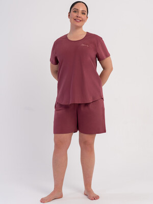 Купить Комплект женский из футболки и шорт VIENETTA 6020280000 в Украина в Lingerie.ua - Одяг для дому та відпочинку, Фото 5