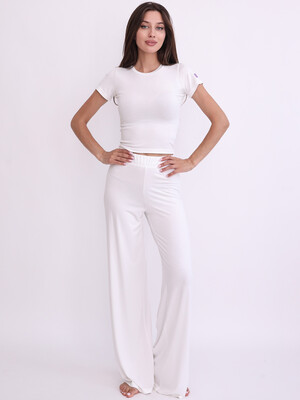 Купить Літній жіночий костюм (кроп-топ + штани) LINGERIE 170879 в Украина в Lingerie.ua - Одяг для дому та відпочинку, Фото 14