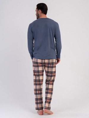Купить Хлопковый домашний костюм (лонгслив + брюки) VIENETTA MAN 6030145505 в Украина в Lingerie.ua - Одяг для дому та відпочинку, Фото 10
