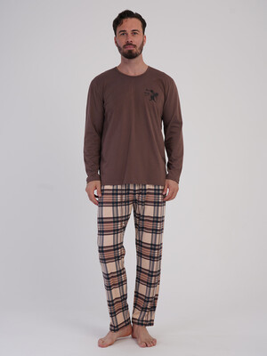Купить Хлопковый домашний костюм (лонгслив + брюки) VIENETTA MAN 6030145505 в Украина в Lingerie.ua - Одяг для дому та відпочинку, Фото 11