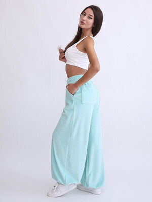 Купить Велюровые брюки широкие женские LINGERIE 170889 в Украина в Lingerie.ua - Одяг для дому та відпочинку, Фото 2
