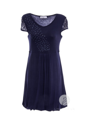 Купить Сукня літня коротка з мереживом на рукавах COCOON Z-13021 в Украина в Lingerie.ua - Одяг для дому та відпочинку, Фото 3