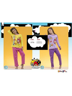 Купить Пижама для девочек детская ANGRY BIRDS 3776 в Украина