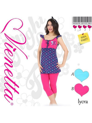 Комплект женский для дома и отдыха майка легенцы  VIENETTA 8680646002389 