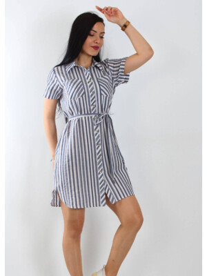 Купить Платье рубашка в полоску JEN 08206 в Украина в Lingerie.ua - Одяг для дому та відпочинку, Фото 1