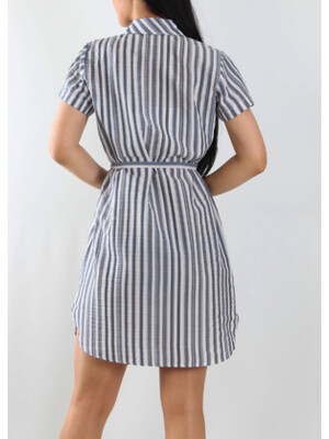 Купить Платье рубашка в полоску JEN 08206 в Украина в Lingerie.ua - Одяг для дому та відпочинку, Фото 2