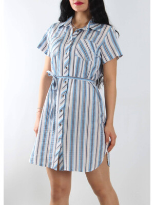 Купить Платье рубашка в полоску JEN 08206 в Украина в Lingerie.ua - Одяг для дому та відпочинку, Фото 4