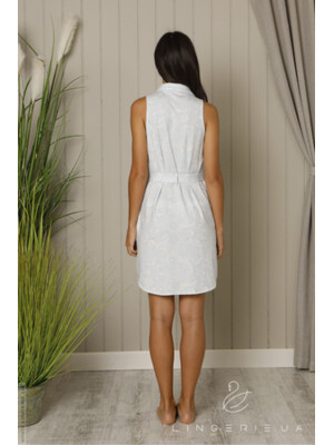 Купить Халат женский HAYS 18533 хлопок на пуговицах без рукав в Украина в Lingerie.ua - Одяг для дому та відпочинку, Фото 2