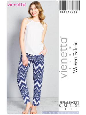 Летний женский костюм из майки и брюк VIENETTA 7081960521