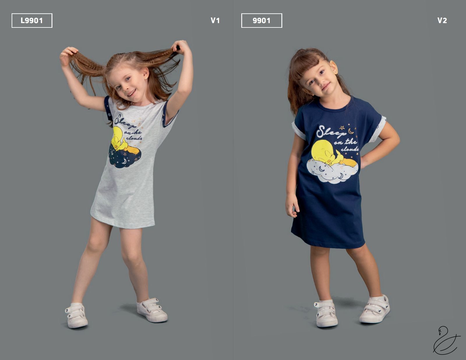 Купить Туника для девочки RP Looney Tunes D9901-3 в Украина в Одежда для дома и отдыха - уют в магазине Lingerie.ua