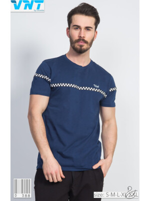 Купить Хлопковая мужская футболка с коротким рукавом VNT D388 в Украина в Lingerie.ua - Одяг для дому та відпочинку, Фото 2